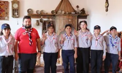 Genç izciler doğa ile iç içe keyifli bir deneyim yaşadı