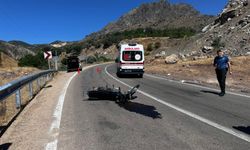 Giresun'da motosiklet kazasında sürücü hayatını kaybetti