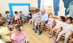 Kocaeli Gebze'de Başkan Büyükgöz'den miniklere sürpriz ziyaret