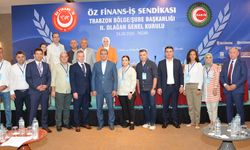 Öz Finans-İş Sendikası Trabzon Bölge Başkanlığına Alper Özağcı yeniden seçildi