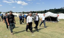 Salıpazarı Kaymakamı Beyazıt, mevsimlik tarım işçilerini ziyaret etti