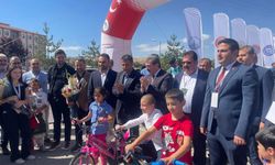 Samsun'da 3. Uluslararası Kurtuluş Yolu Bisiklet Turu devam ediyor