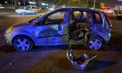 Samsun’da iki otomobilin çarpıştığı kazada 2 kişi yaralandı