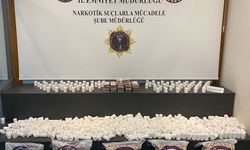 Samsun'da karpuz yüklü kamyonette 110 bin uyuşturucu hap ve para ele geçirildi