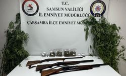 Samsun'da uyuşturucu ve silah operasyonlarında 2 zanlı yakalandı