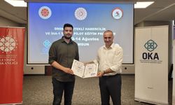 Samsun'da yeni nesil habercilik kapsamında gazetecilere verilen dron eğitimi sona erdi