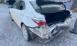 Sinop'ta 2 otomobilin çarpıştığı kazada 2 kişi yaralandı
