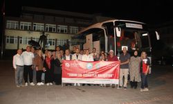 Sinop'ta şehit yakınları ve gaziler Çanakkale'ye uğurlandı