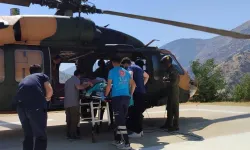 TSK helikopteri, Şemdinli’deki gebeyi Van’a ulaştırdı