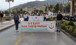 Amasya'da 'Halk Sağlığı Haftası' yürüyüşü yapıldı