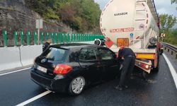 Bolu Dağı'nda zincirleme kazada 1 kişi ağır yaralandı