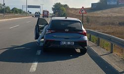 Bolu'da iki otomobilin çarpıştığı kazada 1 kişi yaralandı
