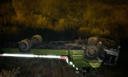 Bolu'da takla atan kurtarıcının taşıdığı otomobildeki 2 kişi yaralandı