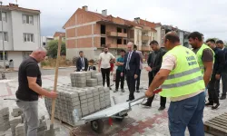 Bursa İnegöl'de Ertuğrulgazi'ye 43 araçlık otopark hizmete girdi
