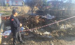 Çorum'da bahçesindeki otları yakarken alevlerin içinde kalan kişi öldü