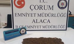 Çorum'da üzerinde uyuşturucu bulunan 3 zanlı gözaltına alındı