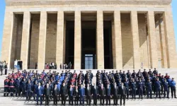 Denizlili itfaiyecilerden Anıtkabir’e anlamlı ziyaret