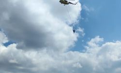 Düzce'de anız yangını ormanlık alana sıçramadan söndürüldü