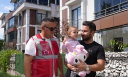 Düzce'de her gün pencerede çöp kamyonunu bekleyen küçük kıza oyuncaklı jest