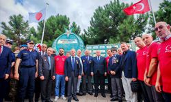 Ertuğrul Fırkateyni'nde şehit olan 71 Trabzonlu asker anısına yaptırılan anıt açıldı