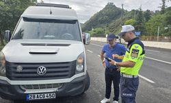 Espiye'de okul servisleri denetlendi