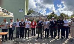 Gerze'de hayırseverlerin katkılarıyla inşa edilen cami ibadete açıldı
