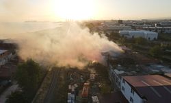 GÜNCELLEME - Samsun'da yangın çıkan kereste fabrikasında soğutma çalışmaları sürüyor