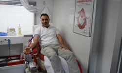 Havza'da kan bağışı çalışması yapıldı