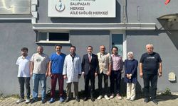 Kaymakam Beyazıt'tan aile hekimleri ve sağlık çalışanlarına ziyaret