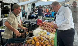 Mardin Midyat'ta Başkan Şahin'den pazar turu