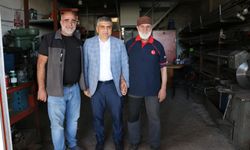 Merzifon Kaymakamı Karaaslan, şehit ailesi ve gazi ile esnafı ziyaret etti