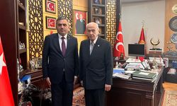 MHP Samsun İl Başkanı Mucur, MHP Genel Başkanı Bahçeli'yi ziyaret etti