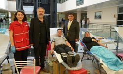 Samsun'da adliye personeli kan bağışında bulundu