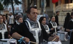 Samsun'da Filistin ile Küresel Sumud Filosu'na destek yürüyüşü düzenlendi