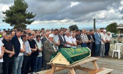 Samsun'da geçirdiği kalp krizi sonucu vefat eden muhtarın cenazesi defnedildi