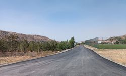 Uğurludağ'da 1600 metre sıcak asfalt serildi