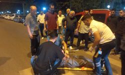 SAHİLDE TRAFİK KAZASI
