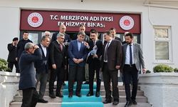 Amasya Valisi Bakan, Merzifon'da ziyaretlerde bulundu