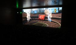 Bayburt'ta kırsalda yaşayan öğrenciler sinema keyfi yaşadı