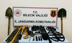 Bilecik Osmaneli'de kaçak kazı operasyonu!