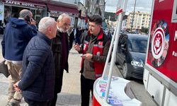 Boyabat'ta Mobil Sosyal Hizmet Merkezi aracı vatandaşlarla buluştu
