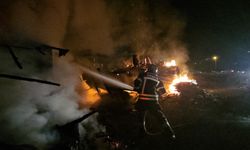 Çorum'da çıkan ev yangınında 7 kişi dumandan etkilendi