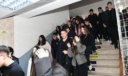 Çorum'da okullarda afetlere karşı eş zamanlı tatbikat yapıldı
