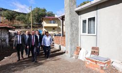Çorum'da yangında evlerini kaybeden aileler yeni evlerine kavuştu