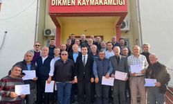 Dikmen'de Muhtarlar Günü dolayısıyla tören düzenlendi