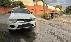 Düzce'de pikap ile çarpışan motosikletteki 2 kişi yaralandı