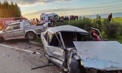 Giresun'da otomobil ile kamyonetin çarpışması sonucu 6 kişi yaralandı