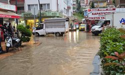 Giresun'da sağanak hayatı olumsuz etkiledi