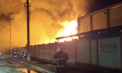 GÜNCELLEME - Samsun'da geri dönüşüm fabrikasında çıkan yangın kontrol altına alındı