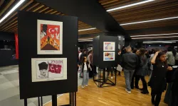 İstanbul Beylikdüzü'nde çocuklar Cumhuriyeti resim ve şiirlerle anlattı